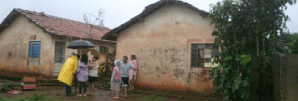Volume de chuva foi irregular no Vale Paranapanema