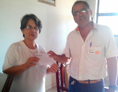 Asilo São Vicente de Paula de Palmital recebe fundos obtidos na festa junina da Coopermota