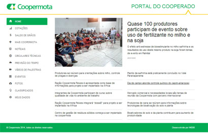 Coopermota aprimora Portal do Cooperado