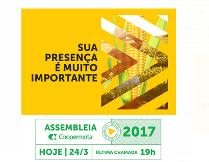 Cooperados se reúnem hoje em Assembleia Geral Ordinária