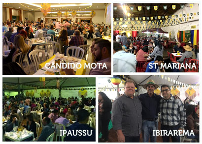 Coopermota reúne clientes e cooperados em várias festas juninas