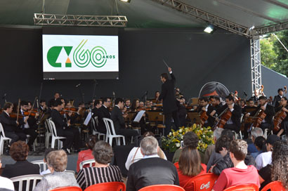 Orquestra Sinfônica em praça pública marca comemoração dos 60 anos da Coopermota