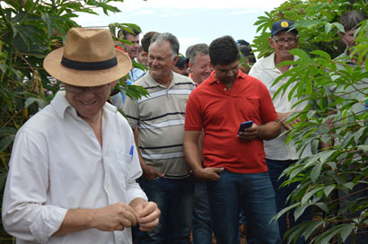 Produtores visitam áreas rurais para análises de lavouras de mandioca