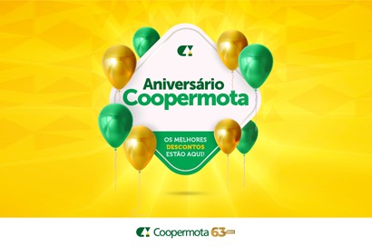 Coopermota realiza promoção de aniversário em todas as Unidade de Negócios