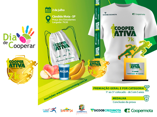 Corrida do cooperativismo será neste domingo