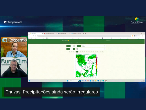 Chuva chega na semana que vem, mas de forma irregular