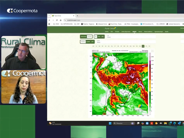 Primeira semana de março terá tempo aberto